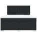 Pat box spring cu saltea, negru, 180x200 cm, piele ecologică - WALTI WALTI