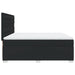 Pat box spring cu saltea, negru, 180x200 cm, piele ecologică - WALTI WALTI