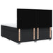 Pat box spring cu saltea, negru, 180x200 cm, piele ecologică - WALTI WALTI