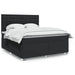 Pat box spring cu saltea, negru, 180x200 cm, piele ecologică - WALTI WALTI