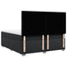 Pat box spring cu saltea, negru, 200x200 cm, piele ecologică - WALTI WALTI