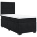 Pat box spring cu saltea, negru, 80x200 cm, catifea - WALTI WALTI