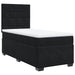 Pat box spring cu saltea, negru, 80x200 cm, catifea - WALTI WALTI