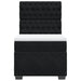 Pat box spring cu saltea, negru, 80x200 cm, catifea - WALTI WALTI