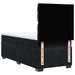 Pat box spring cu saltea, negru, 80x200 cm, catifea - WALTI WALTI