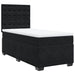 Pat box spring cu saltea, negru, 80x200 cm, catifea - WALTI WALTI