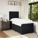 Pat box spring cu saltea, negru, 90x190 cm, catifea - WALTI WALTI