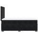 Pat box spring cu saltea, negru, 90x190 cm, catifea - WALTI WALTI