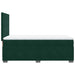 Pat box spring cu saltea, verde închis, 90x190 cm, catifea - WALTI WALTI