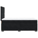 Pat box spring cu saltea, negru, 90x190 cm, catifea - WALTI WALTI