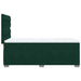 Pat box spring cu saltea, verde închis, 90x190 cm, catifea - WALTI WALTI