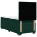 Pat box spring cu saltea, verde închis, 90x190 cm, catifea - WALTI WALTI