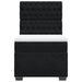 Pat box spring cu saltea, negru, 90x200 cm, catifea - WALTI WALTI
