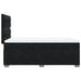 Pat box spring cu saltea, negru, 90x200 cm, catifea - WALTI WALTI