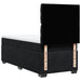 Pat box spring cu saltea, negru, 90x200 cm, catifea - WALTI WALTI