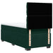 Pat box spring cu saltea, verde închis, 90x200 cm, catifea - WALTI WALTI