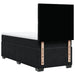 Pat box spring cu saltea, negru, 90x200 cm, catifea - WALTI WALTI
