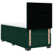 Pat box spring cu saltea, verde închis, 90x200 cm, catifea - WALTI WALTI