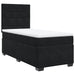 Pat box spring cu saltea, negru, 100x200 cm, catifea - WALTI WALTI