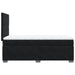 Pat box spring cu saltea, negru, 100x200 cm, catifea - WALTI WALTI