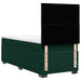 Pat box spring cu saltea, verde închis, 100x200 cm, catifea - WALTI WALTI