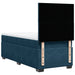 Pat box spring cu saltea, albastru, 100x200 cm, catifea - WALTI WALTI