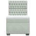 Pat box spring cu saltea, gri deschis, 100x200 cm, catifea - WALTI WALTI