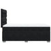 Pat box spring cu saltea, negru, 100x200 cm, catifea - WALTI WALTI