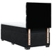 Pat box spring cu saltea, negru, 100x200 cm, catifea - WALTI WALTI
