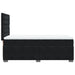 Pat box spring cu saltea, negru, 100x200 cm, catifea - WALTI WALTI