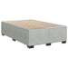 Pat box spring cu saltea, gri deschis, 120x190 cm, catifea - WALTI WALTI
