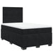 Pat box spring cu saltea, negru, 120x190 cm, catifea - WALTI WALTI