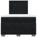 Pat box spring cu saltea, negru, 120x190 cm, catifea - WALTI WALTI