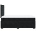 Pat box spring cu saltea, negru, 120x190 cm, catifea - WALTI WALTI