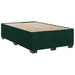Pat box spring cu saltea, verde închis, 120x190 cm, catifea - WALTI WALTI
