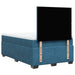Pat box spring cu saltea, albastru, 120x190 cm, catifea - WALTI WALTI