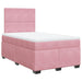 Pat box spring cu saltea, negru, 120x190 cm, catifea - WALTI WALTI