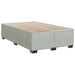 Pat box spring cu saltea, gri deschis, 120x190 cm, catifea - WALTI WALTI