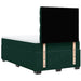 Pat box spring cu saltea, verde închis, 120x190 cm, catifea - WALTI WALTI