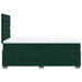 Pat box spring cu saltea, verde închis, 120x190 cm, catifea - WALTI WALTI