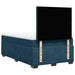 Pat box spring cu saltea, albastru, 120x190 cm, catifea - WALTI WALTI