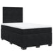 Pat box spring cu saltea, negru, 120x200 cm, catifea - WALTI WALTI