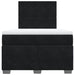 Pat box spring cu saltea, negru, 120x200 cm, catifea - WALTI WALTI