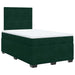 Pat box spring cu saltea, verde închis, 120x200 cm, catifea - WALTI WALTI