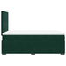Pat box spring cu saltea, verde închis, 120x200 cm, catifea - WALTI WALTI