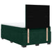 Pat box spring cu saltea, verde închis, 120x200 cm, catifea - WALTI WALTI