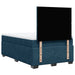 Pat box spring cu saltea, albastru, 120x200 cm, catifea - WALTI WALTI