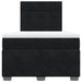 Pat box spring cu saltea, negru, 120x200 cm, catifea - WALTI WALTI