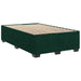 Pat box spring cu saltea, verde închis, 120x200 cm, catifea - WALTI WALTI