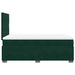 Pat box spring cu saltea, verde închis, 120x200 cm, catifea - WALTI WALTI